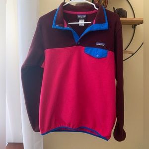 Patagonia color block fleece.